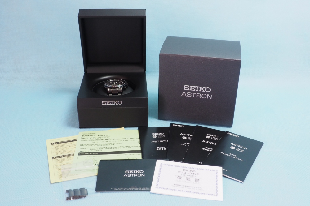 SEIKO ASTRON 腕時計 ソーラーGPS衛星電波修正 サファイアガラ 10気圧防水 SBXB049 メンズ、買取のイメージ
