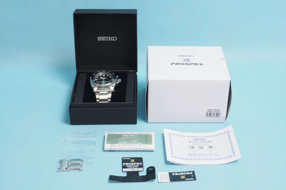 SEIKO PROSPEX 腕時計 ダイバー キネティック自動巻(手巻つき) 防水 200m ハードレックス SBCZ025 メンズ、買取のイメージ