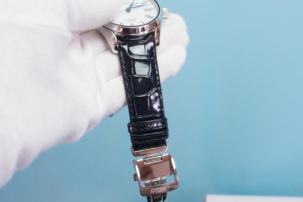 SEIKO 腕時計 PRESAGE プレサージュ 琺瑯ダイヤル メカニカル 自動巻 (手巻つき) カーブサファイアガラス 日常生活用強化防水 (10気圧) SARX019 メンズ、その他画像３