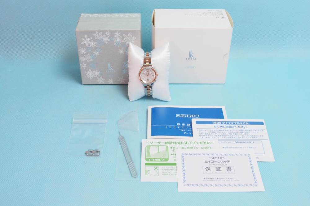 SEIKO LUKIA 腕時計 PREMIUM LIMITED EDITION 限定 2500個 ソーラー電波修正 サファイアガラス 10気圧防水 SSVV014 レディース、買取のイメージ