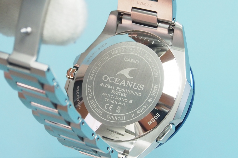 CASIO 腕時計 OCEANUS GPSハイブリッド電波ソーラー Limited Edition OCW-G1000E-1AJF メンズ、その他画像３
