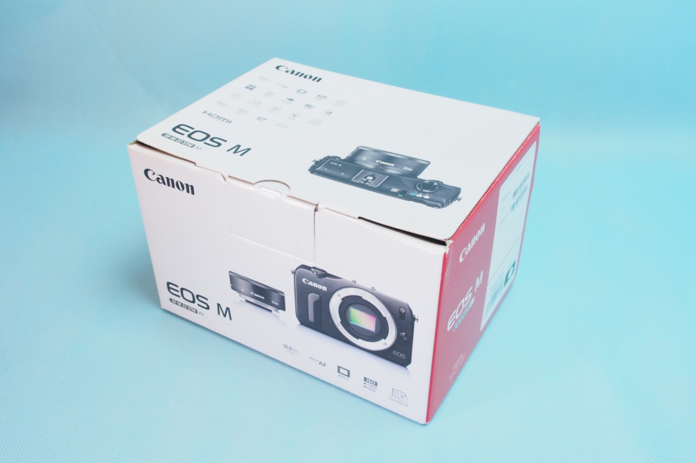 Canon ミラーレス一眼カメラ EOS M レンズキット EF-M22mm F2 STM付属 ブラック EOSMBK-22STMLK、買取のイメージ