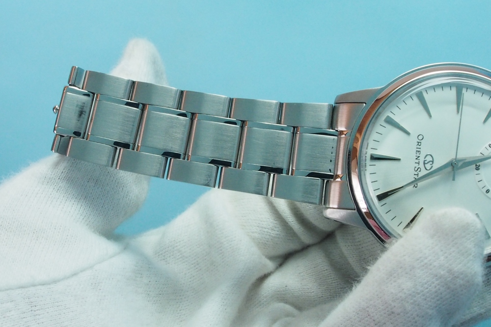 ORIENT 腕時計 ORIENT STAR オリエントスター クラシックパワーリザーブ 機械式 自動巻き(手巻き付き) ホワイト WZ0381EL メンズ、その他画像２