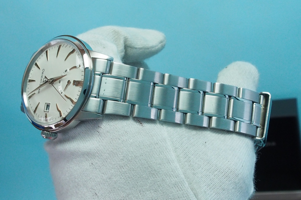 ORIENT 腕時計 ORIENT STAR オリエントスター クラシックパワーリザーブ 機械式 自動巻き(手巻き付き) ホワイト WZ0381EL メンズ、その他画像３