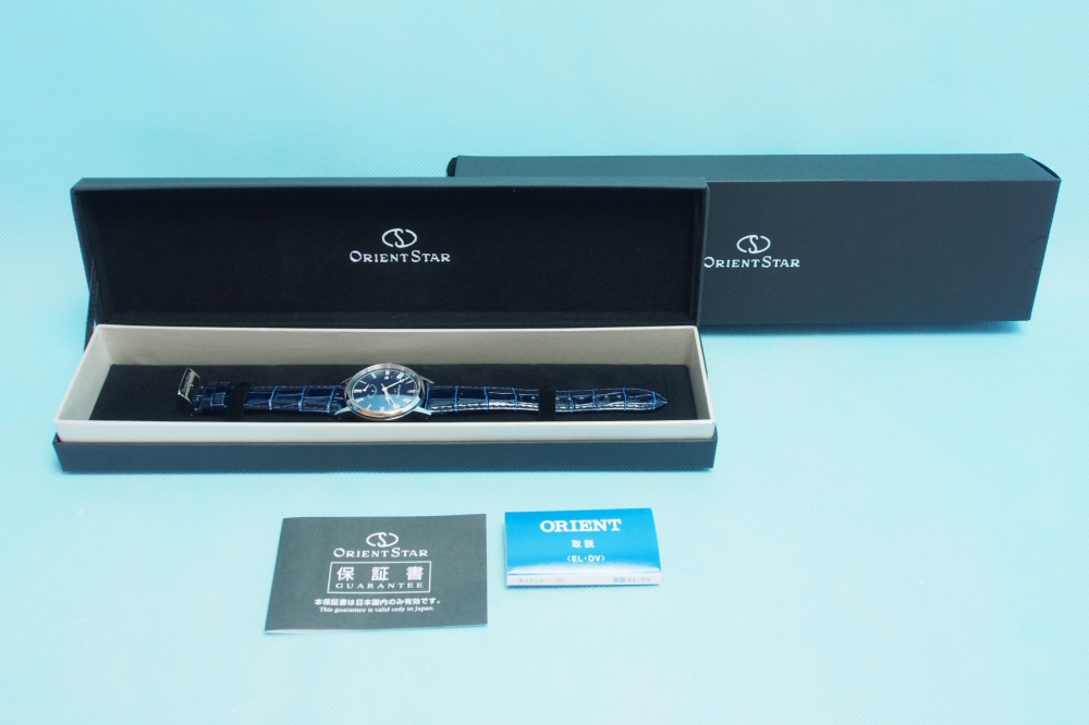 ORIENT 腕時計　ORIENTSTAR オリエントスター エレガントクラシック　機械式 自動巻き (手巻き付き) ネイビー WZ0331EL メンズ、買取のイメージ