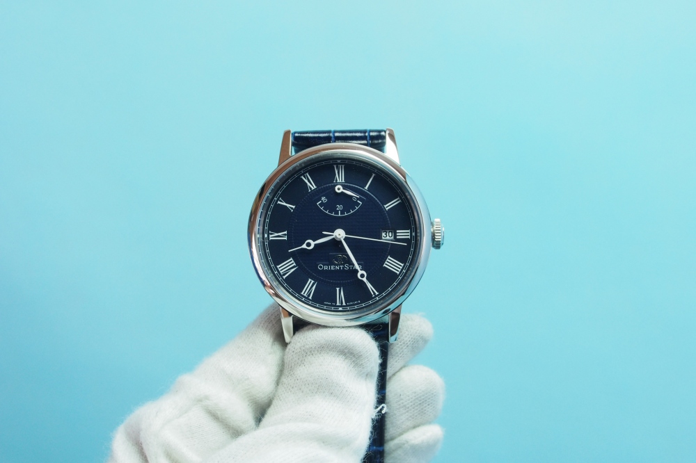 ORIENT 腕時計　ORIENTSTAR オリエントスター エレガントクラシック　機械式 自動巻き (手巻き付き) ネイビー WZ0331EL メンズ、その他画像１