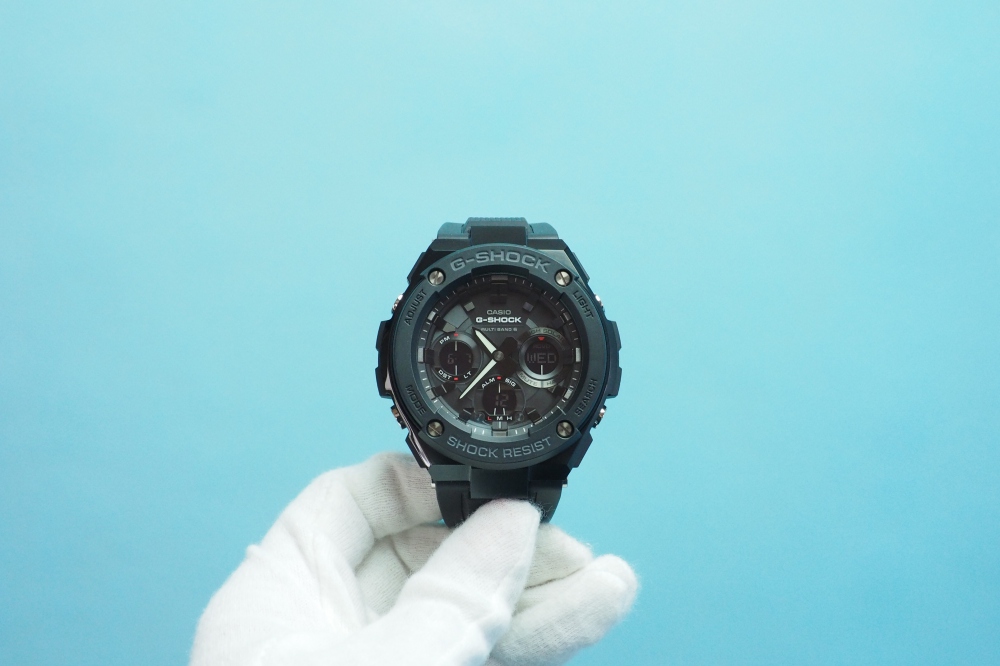 CASIO 腕時計 G-SHOCK G-STEEL 世界6局対応電波ソーラー GST-W100G-1BJF メンズ、その他画像１