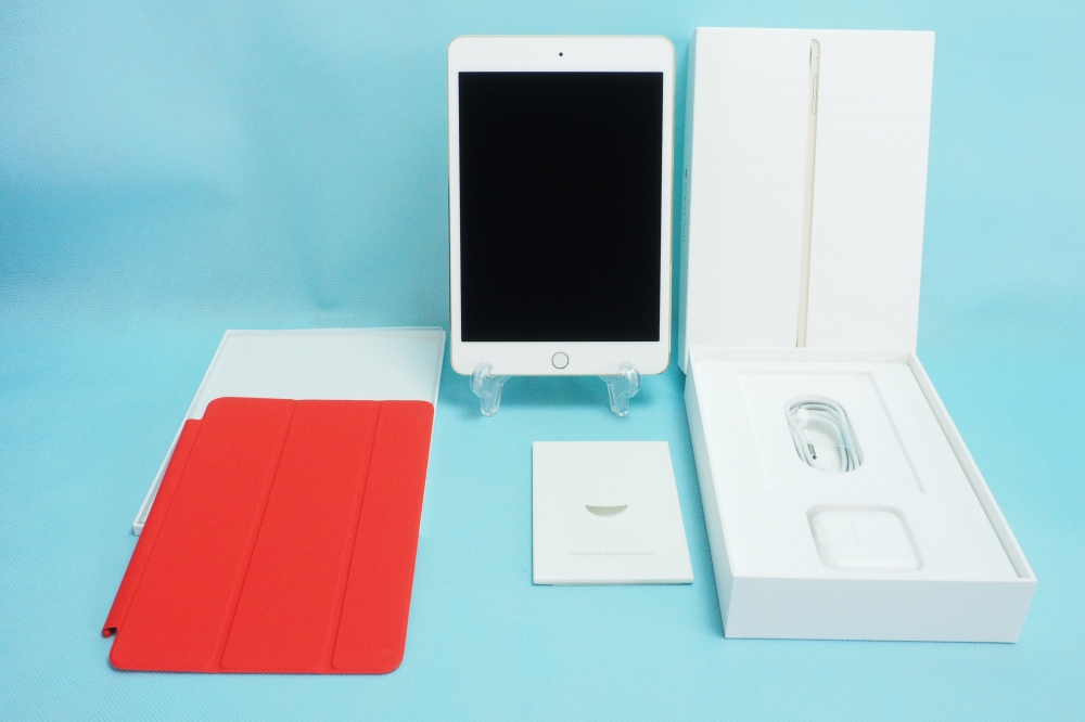Apple iPad mini 4 Wi-Fiモデル 128GB MK9Q2JA ゴールド + 純正 スマートカバー MKLY2FE/A、買取のイメージ