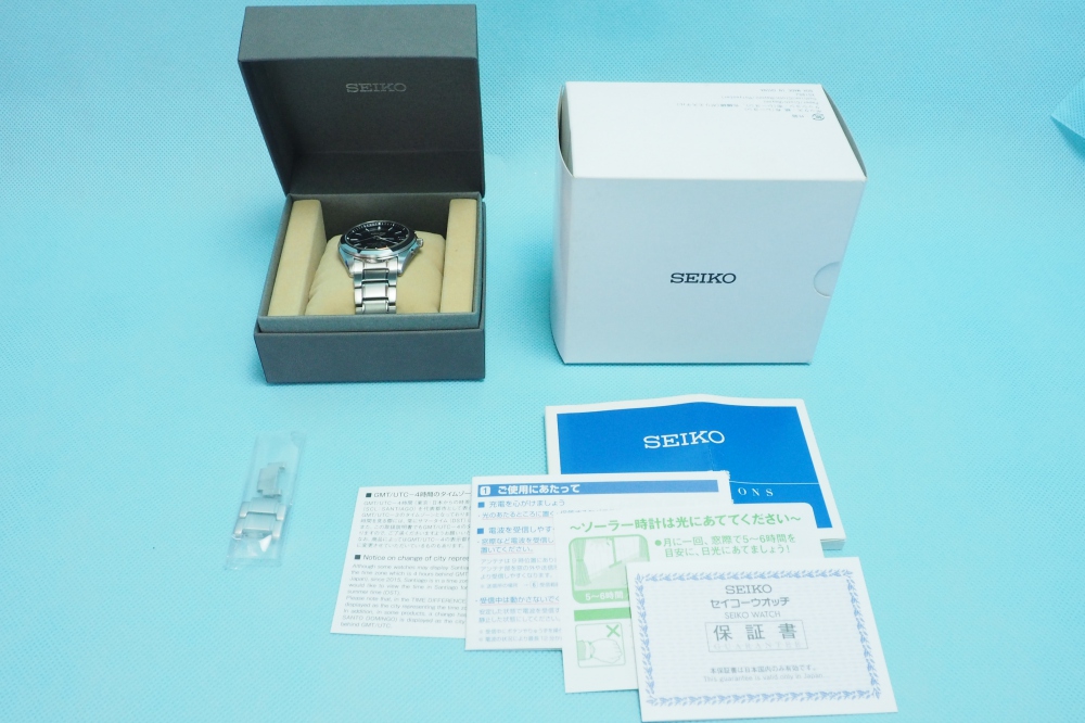 SEIKO 腕時計 SPIRIT スピリット ソーラー電波修正 サファイアガラス スーパークリア コーティング 日常生活用強化防水 (10気圧) チタン SBTM217 メンズ、買取のイメージ
