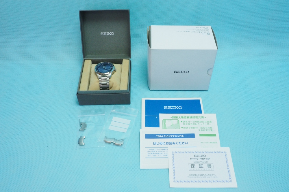 SEIKO SPIRIT スピリット ソーラー電波修正 サファイアガラス 日常生活用強化防水 (10気圧) Comfotex Ti 耐メタルアレルギー SBTM209、買取のイメージ