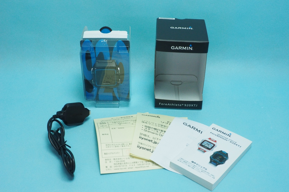 GARMIN(ガーミン) ランニングGPS ForeAthlete 920XTJ ブラック/ブルー 心拍計・Wi-Fi Bluetooth対応、買取のイメージ