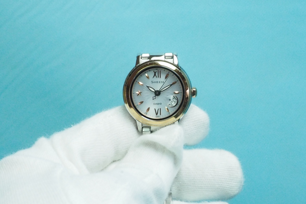 CASIO 腕時計 SHEEN シーン タフソーラー 電波時計 SHW-1500GD-7AJF レディース、その他画像１