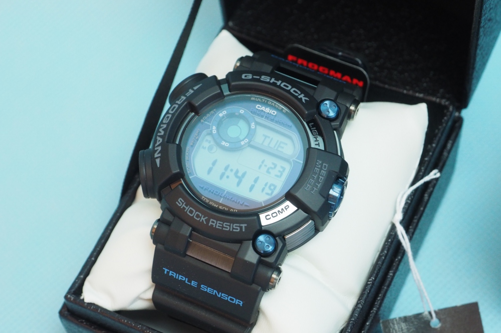 CASIO 腕時計 G-SHOCK フロッグマン 世界6局対応電波ソーラー GWF-D1000B-1JF メンズ、その他画像１