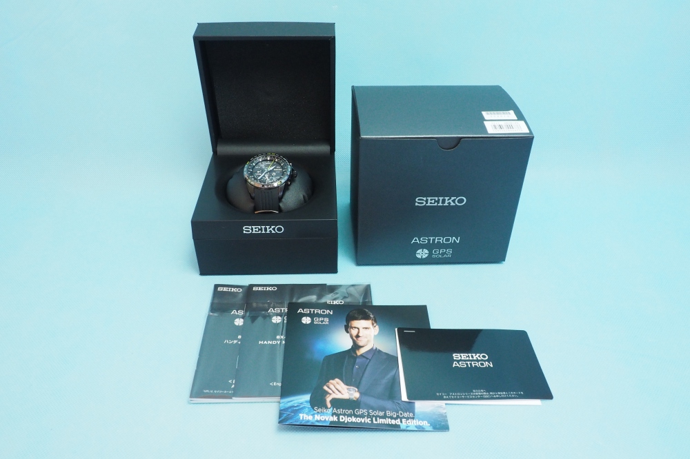 SEIKO 腕時計 ASTRON ノバク・ジョコビッチ2017限定 BIG-DATE SSモデル 世界限定5,000本 SBXB143 メンズ、買取のイメージ