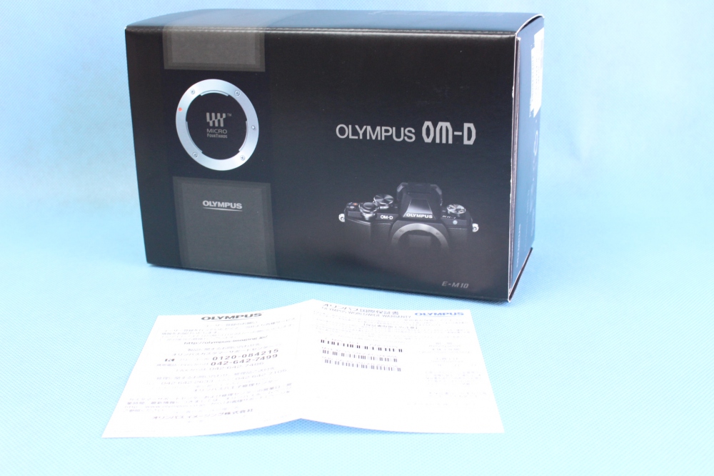 OLYMPUS OM-D E-M10 ダブルズームキット ブラック ミラーレス一眼 OM-D E-M10 DZKIT BLK、買取のイメージ