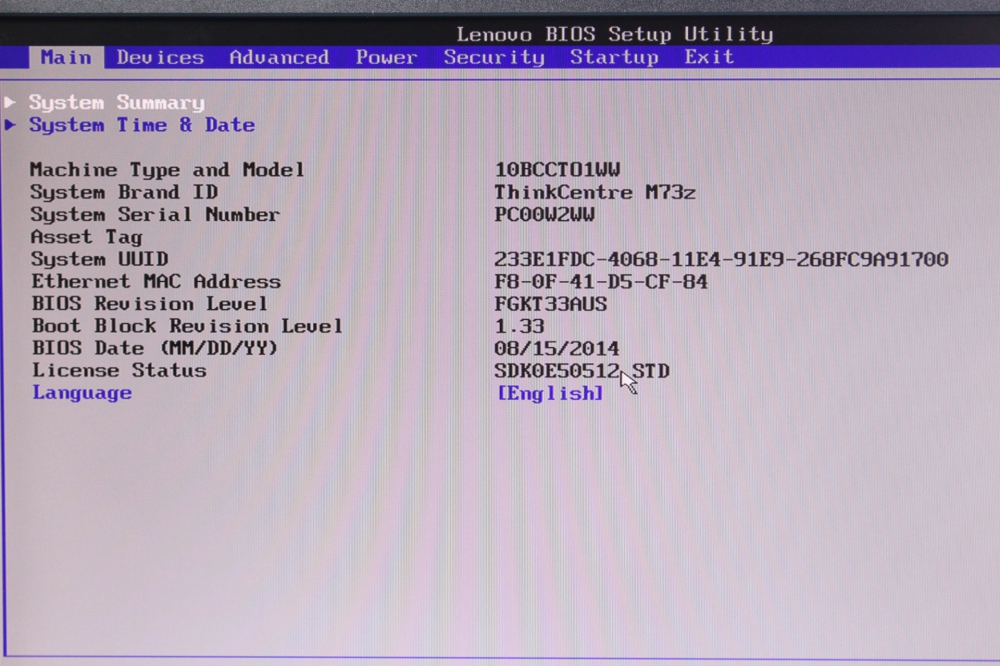 Lenovo ThinkCentre M73Z i3 4GB 500GB 10BCT01WW、その他画像３