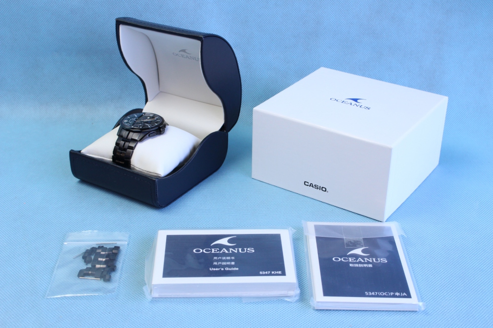 Casio 腕時計 OCEANUS MANTA 世界6局電波対応ソーラーウォッチ スマートアクセス タフムーブメント搭載 OCW-S3000BL-1AJF メンズ、買取のイメージ