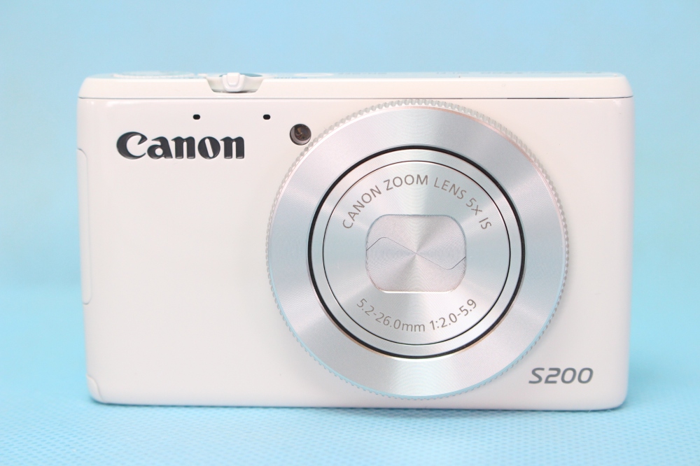 Canon デジタルカメラ PowerShot S200(ホワイト) F値2.0 広角24mm 光学5倍ズーム PSS200(WH)、その他画像１