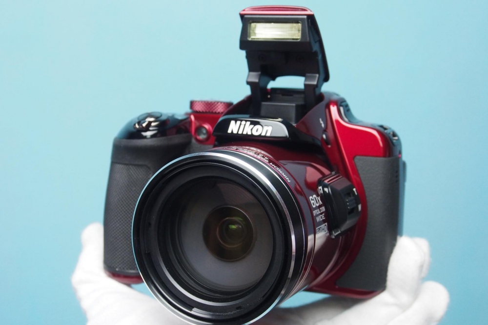Nikon デジタルカメラ COOlPIX P600 光学60倍 1600万画素 レッド P600RD + エーポケ EN-EL23 バッテリー・チャージャー・シガーソケット、その他画像１