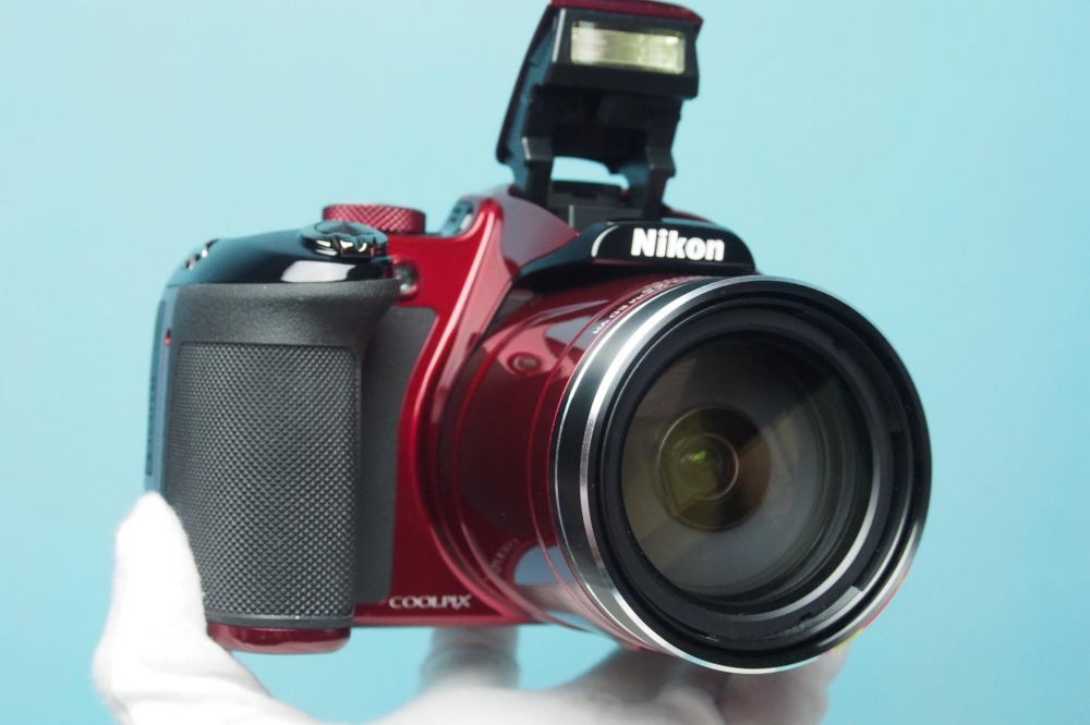 Nikon デジタルカメラ COOlPIX P600 光学60倍 1600万画素 レッド P600RD + エーポケ EN-EL23 バッテリー・チャージャー・シガーソケット、その他画像２