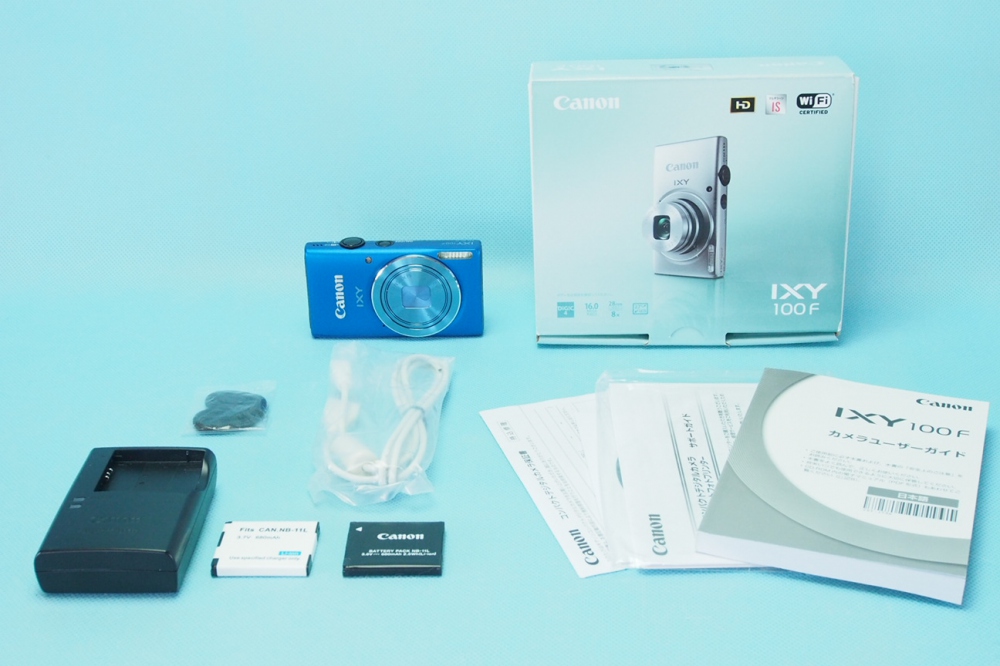Canon デジタルカメラ IXY 100F(ブルー) 広角28mm 光学8倍ズーム IXY100F(BL)、買取のイメージ