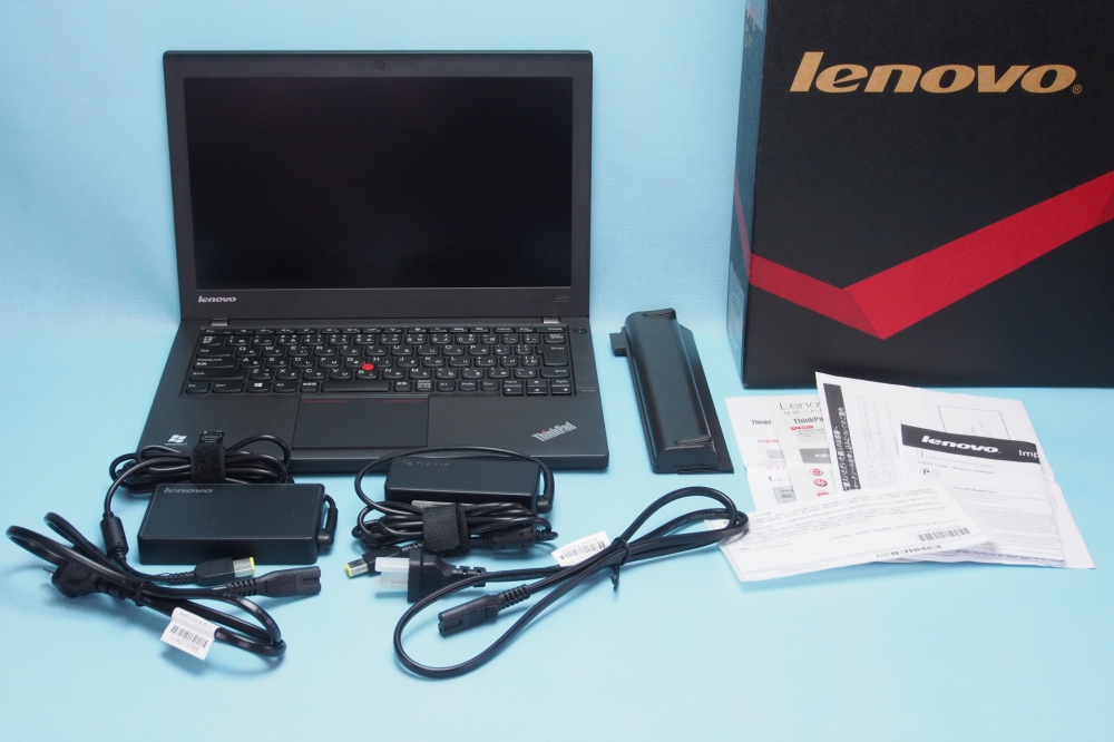 lenovo ThinkPad X240 20ALCTO1WW win7 i5 4GB 500GB + バッテリー + 充電器、買取のイメージ