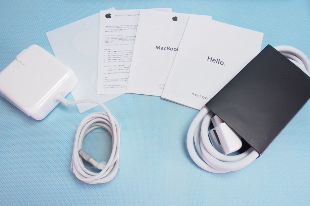 APPLE MacBook Air i7/13.3/8GB/512GB Mid 2013 充放電回数328回、その他画像３