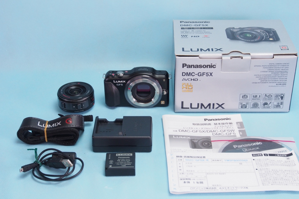 Panasonic ミラーレス一眼カメラ ルミックス GF5 レンズキット 電動ズームレンズ付属 エスプリブラック DMC-GF5X-K、買取のイメージ