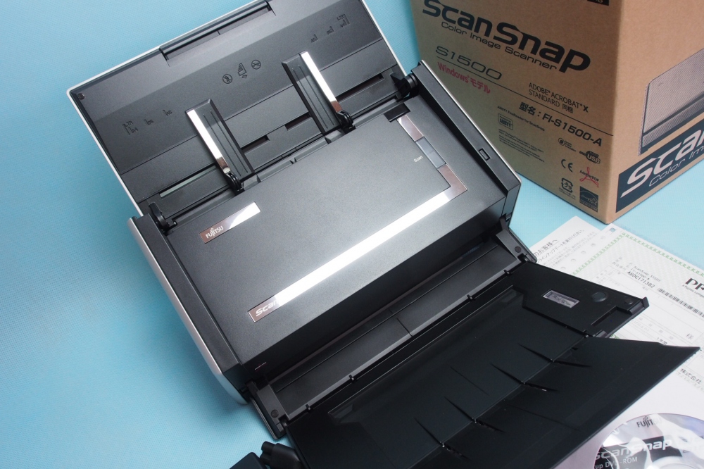 FUJITSU ScanSnap S1500 Acrobat X 標準添付 FI-S1500-A 総ローラー数44回、その他画像２