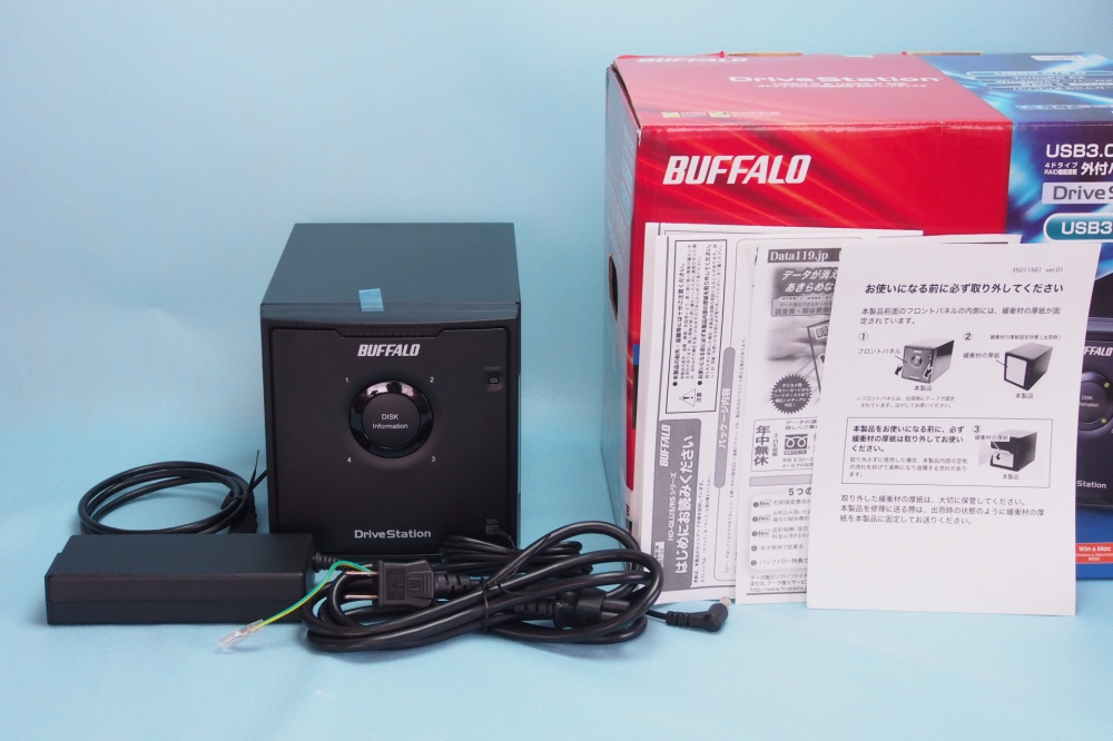 BUFFALO RAID5対応 USB3.0用 外付けハードディスク 4ドライブモデル 8TB HD-QL8TU3/R5J、買取のイメージ