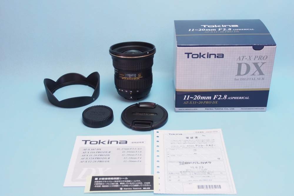 Tokina 超広角ズームレンズ AT-X 11-20 F2.8 PRO DX 11-20mm F2.8