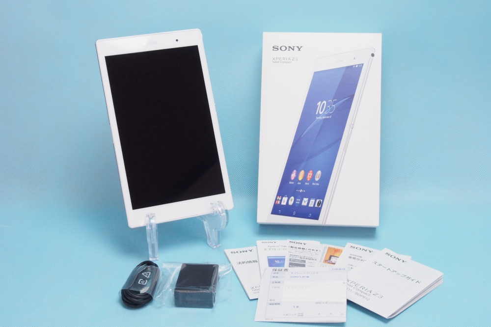 SONY Xperia Z3 Tablet Compact SGP611 ホワイト、買取のイメージ