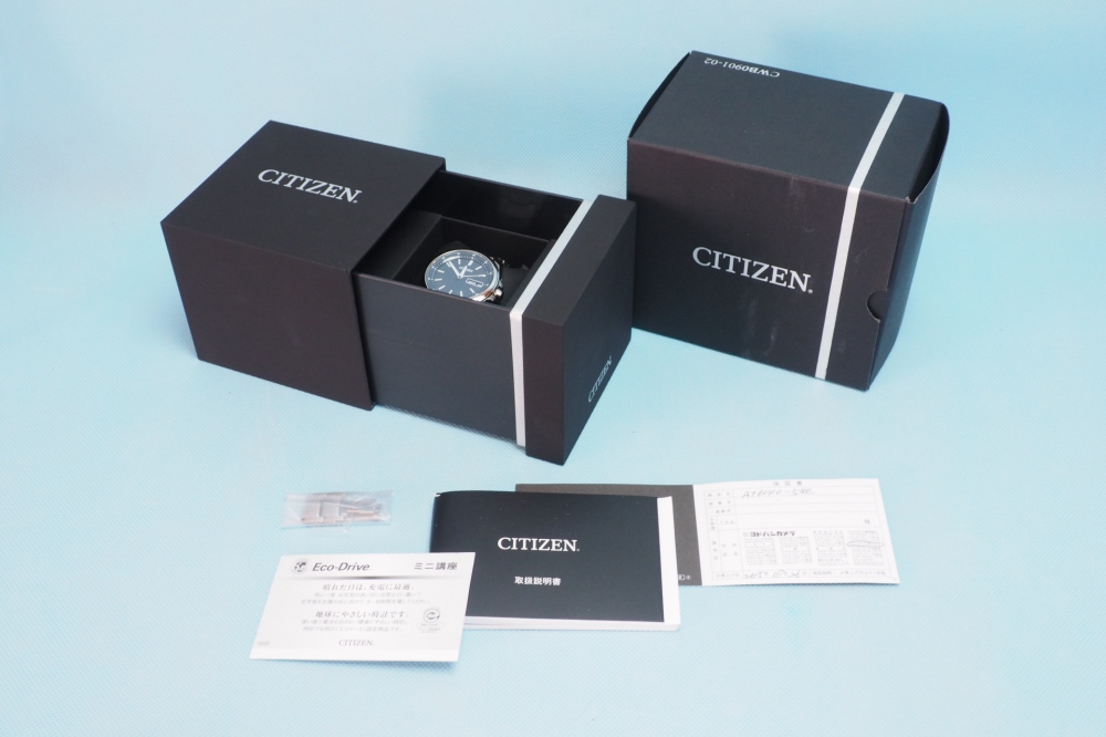 CITIZEN 腕時計 ATTESA アテッサ Eco-Drive電波 エコ・ドライブ電波 デイ＆デイトモデル ディスク式3針デイ＆デイト AT6040-58E メンズ、買取のイメージ