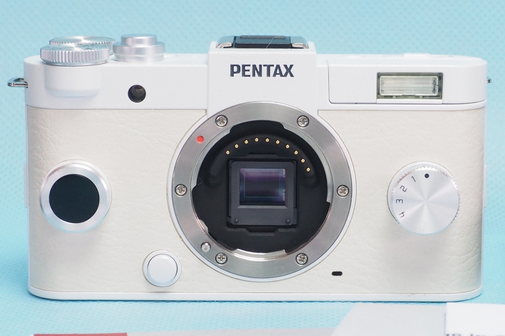 PENTAX ミラーレス一眼デジタルカメラ Q-S1 ダブルズームキット [ピュアホワイト×クリーム]、その他画像１