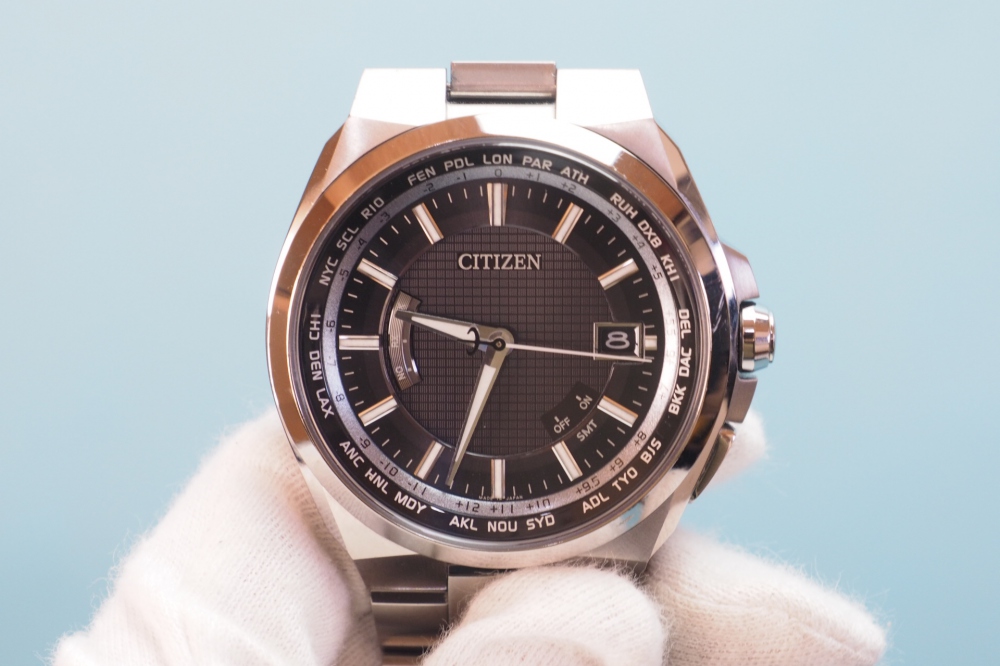CITIZEN 腕時計 ATTESA アテッサ Eco-Drive エコ・ドライブ 電波時計 ダイレクトフライト 針表示式 CB0120-55E メンズ、その他画像１