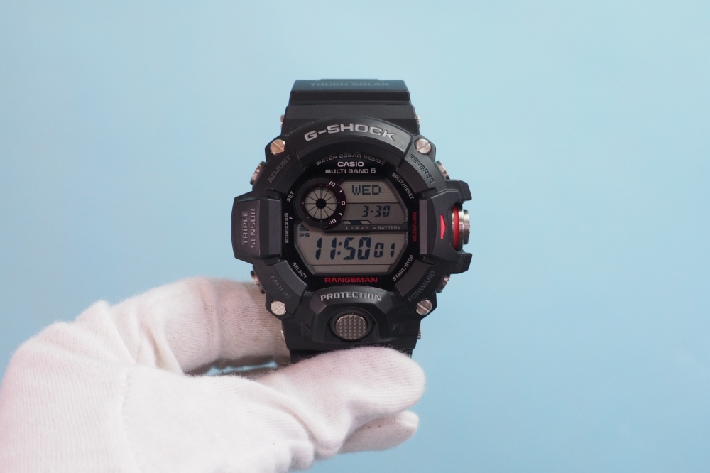 CASIO 腕時計 G-SHOCK MASTER OF G RANGEMAN レンジマン トリプルセンサーVer.3搭載 世界6局電波対応ソーラーウォッチ GW-9400J-1JF メンズ、その他画像１