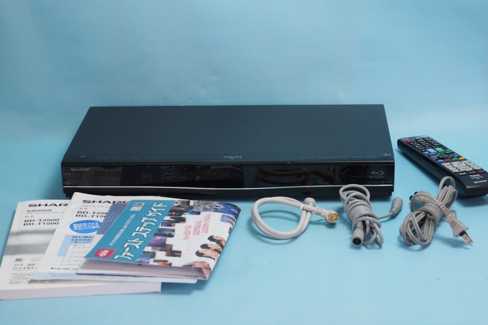 SHARP 500GB 1チューナー ブルーレイレコーダー ブラック AQUOS BD-S550、買取のイメージ