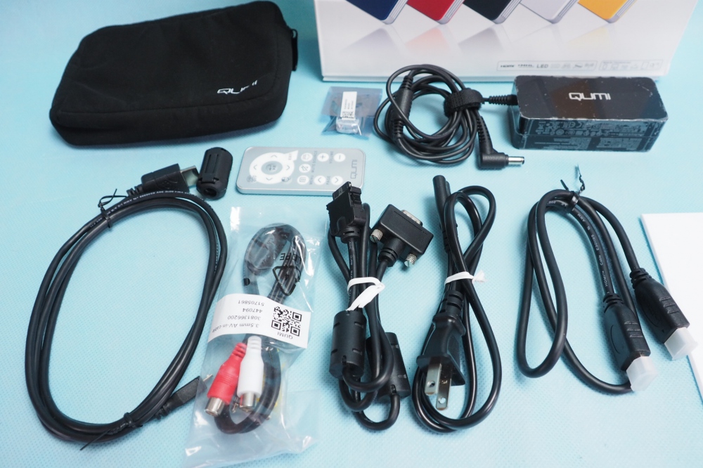 VIVITEK LED モバイルプロジェクター QUMI ブラック Q5-R-BK + HDMI-MicroUSB 接続ケーブル、その他画像３