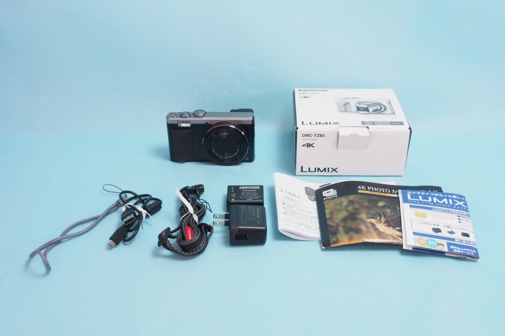 Panasonic コンパクトデジタルカメラ ルミックス TZ85 光学30倍 シルバー DMC-TZ85-S + ネックストラップ、買取のイメージ