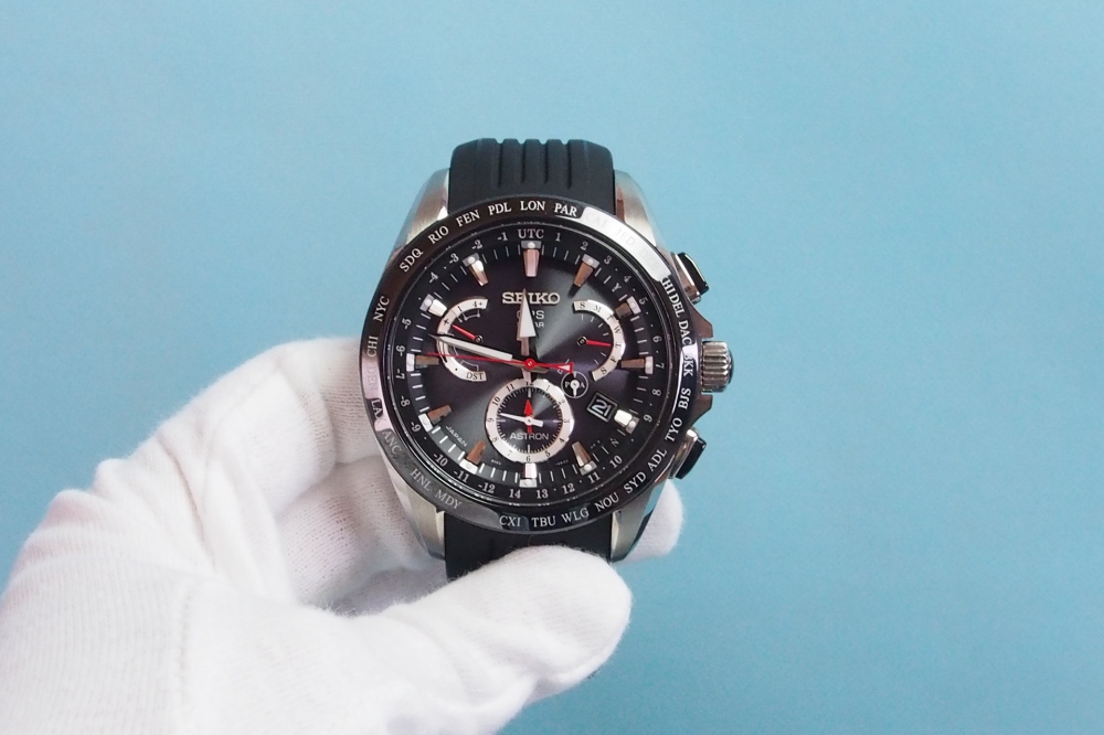 SEIKO ASTRON 腕時計 ソーラーGPS衛星電波修正 サファイアガラ 10気圧防水 SBXB041 メンズ + ゴムベルト、その他画像１