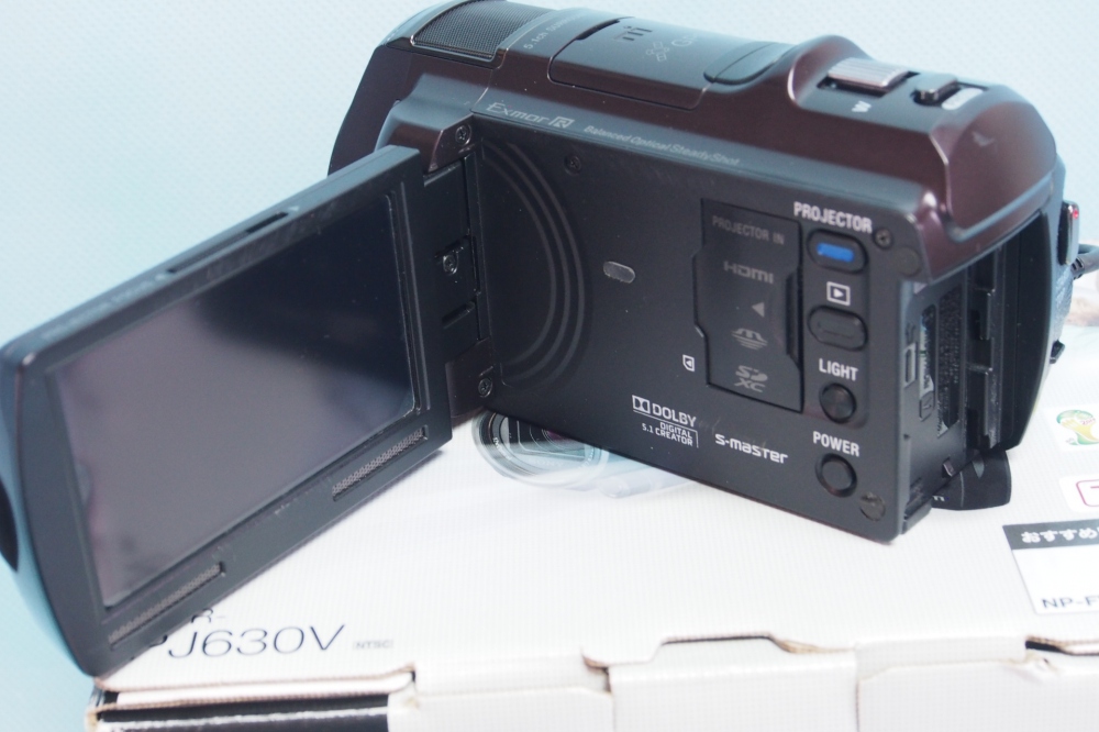 SONY ビデオカメラ HANDYCAM PJ630V 光学12倍 内蔵メモリ64GB ボルドーブラウン HDR-PJ630V-T、その他画像２