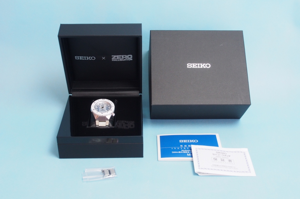 SEIKO PROSPEX プロスペックス 腕時計 ゼロハリバートンコラボレーション限定500本 ダイバー 自動巻(手巻つき) サファイアガラス 10気圧防水 SBDC043 メンズ、買取のイメージ