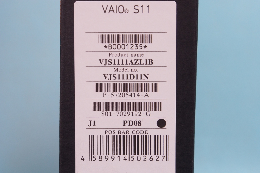 VAIO S11 11.6型ワイド i5 4GB SSD128GB Win10 Pro VJS1111AZL1B、その他画像１