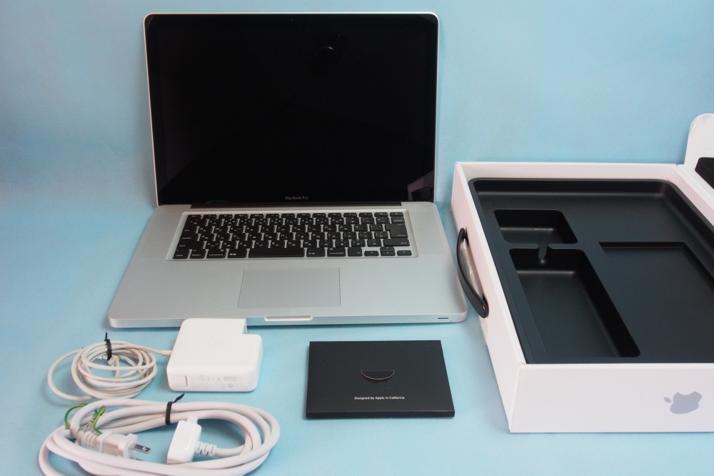 APPLE MacBook Pro 15.4 2.3GHz i7 4GB→8GB(増設) 500GB MD103J/A Mid 2012 充放電回数556回、買取のイメージ