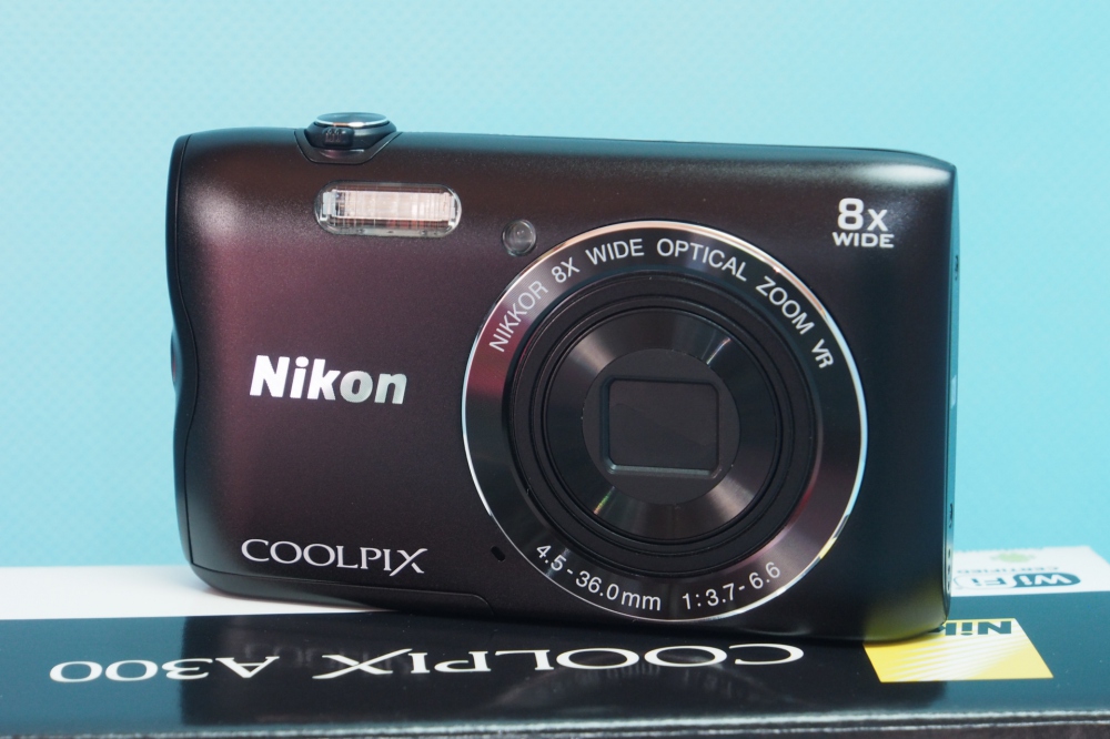 Nikon デジタルカメラ COOLPIX A300 光学8倍ズーム 2005万画素 ブラック A300BK、その他画像１