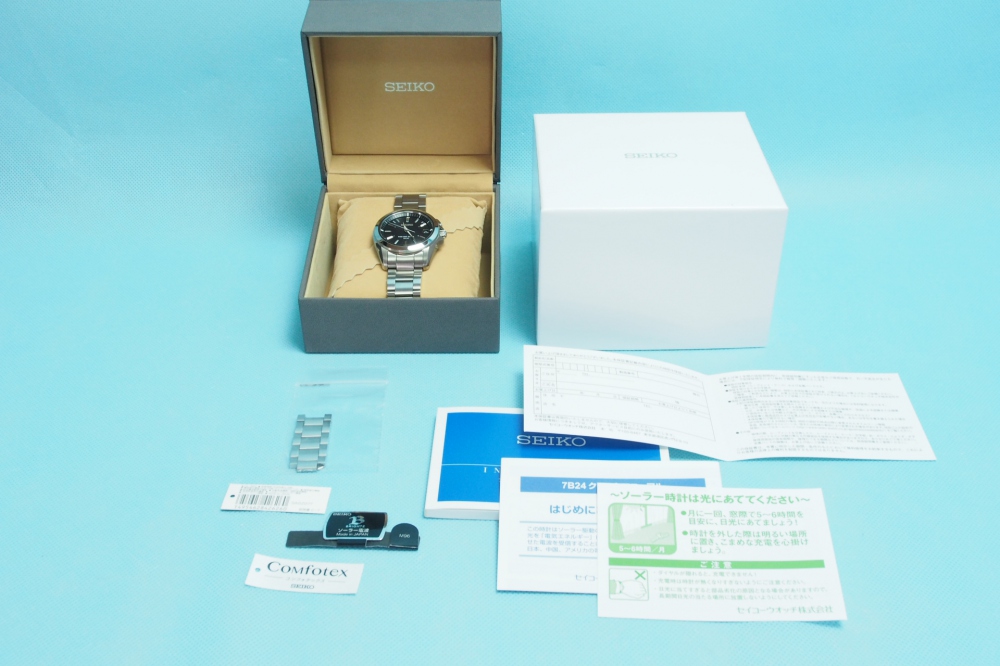 SEIKO 腕時計 BRIGHTZ ブライツ ソーラー電波修正 サファイアガラス 日常生活用強化防水 (10気圧) COMFOTEX SAGZ077 メンズ、買取のイメージ