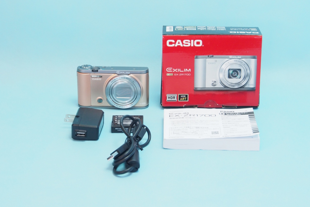 CASIO デジタルカメラ EXILIM EX-ZR1700GD 自分撮りチルト液晶 オートトランスファー機能 Wi-Fi/Bluetooth搭載 ゴールド、買取のイメージ