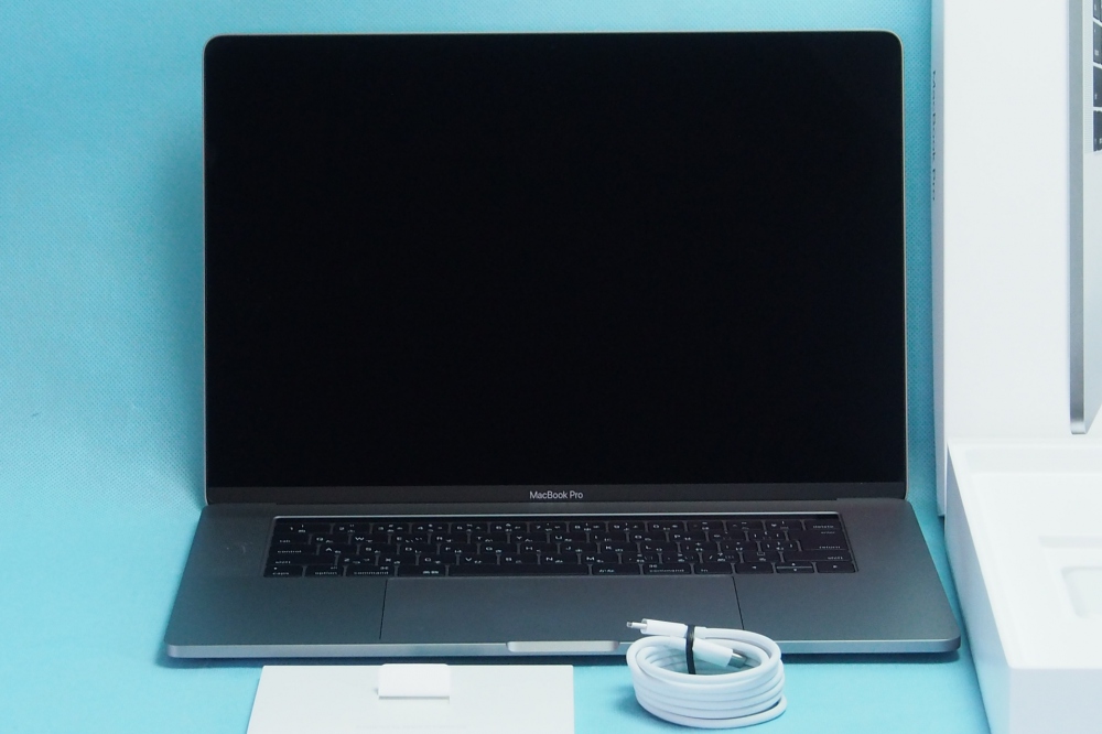 Apple/MacBook Pro/15inch/2.7GHz Core i7/16GB/SSD 512GB/Radeon Pro 460/スペース グレイ/Touch Bar/Late 2016/充放電2回、その他画像１