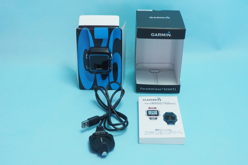 GARMIN(ガーミン) ランニングGPS ForeAthlete 920XTJ ブラック/ブルー 心拍計・Wi-Fi Bluetooth対応 【日本正規品】 117432、買取のイメージ