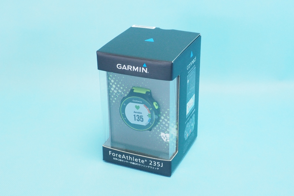 GARMIN(ガーミン) ランニングウォッチ GPS 心拍計 VO2Max ライフログ 50m防水 ForeAthlete 235J ブラック×グリーン FA235J 37176K、買取のイメージ
